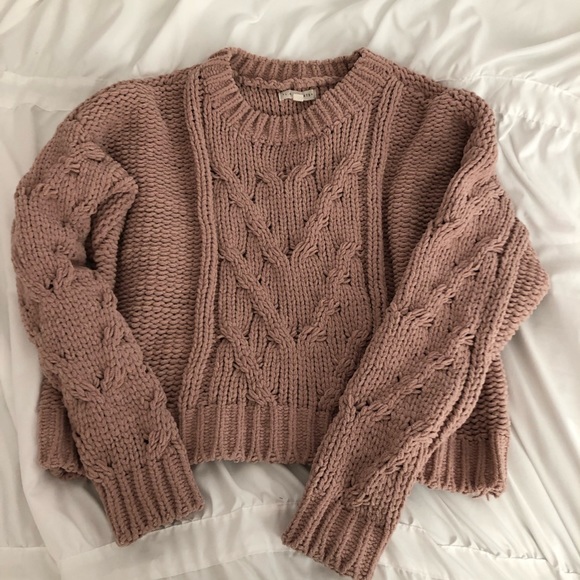 PacSun Tops - pacsun la hearts chenille cable stitch sweater